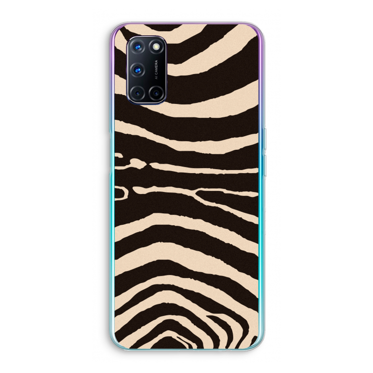 Arizona Zebra: Oppo A92 Transparant Hoesje