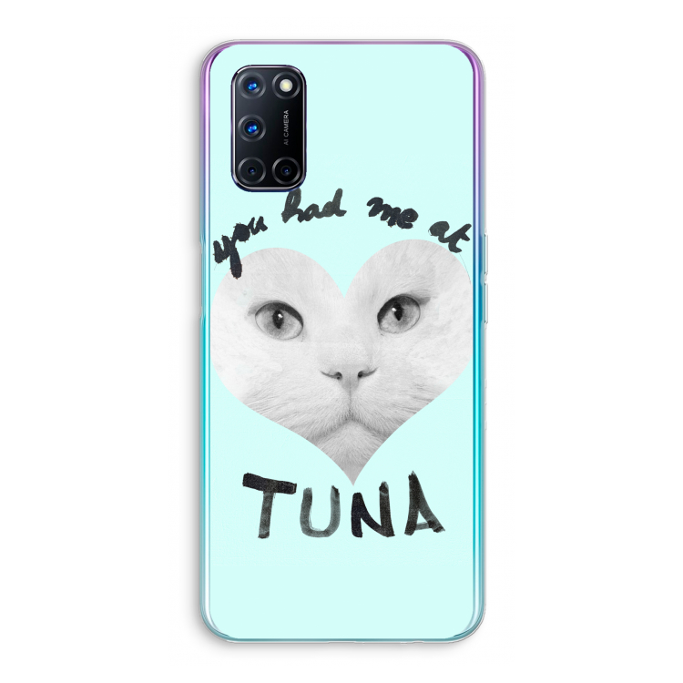 You had me at tuna: Oppo A92 Transparant Hoesje