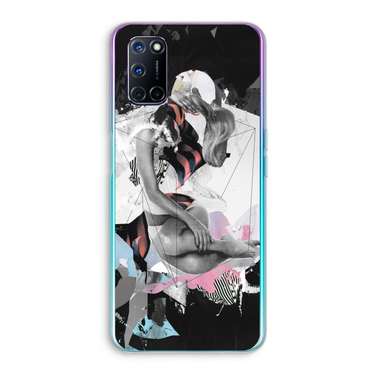 Camouflage de sommeil: Oppo A92 Transparant Hoesje