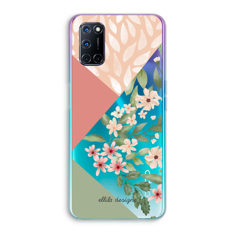 Sweet heaven geometrics: Oppo A92 Transparant Hoesje