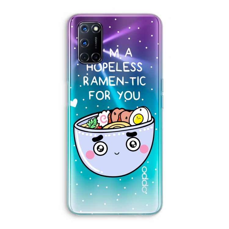 I'm A Hopeless Ramen-Tic For You: Oppo A92 Transparant Hoesje