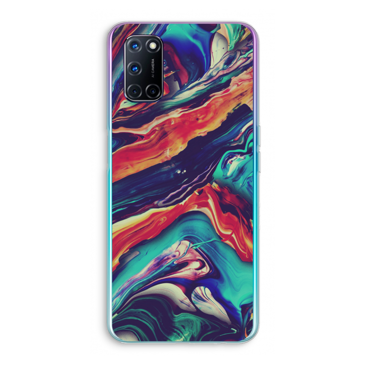 Chameleon Sun: Oppo A92 Transparant Hoesje
