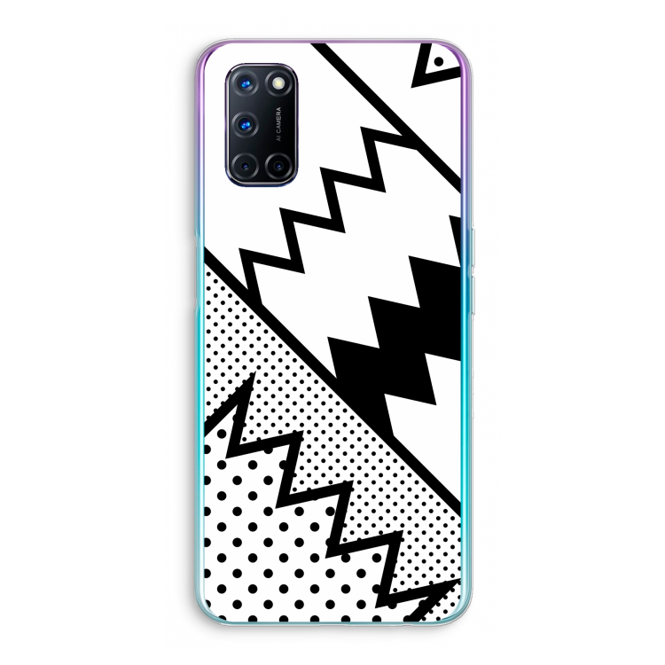 Pop Art #5: Oppo A92 Transparant Hoesje