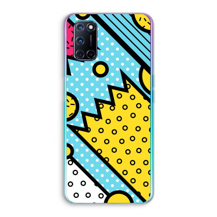 Pop Art #1: Oppo A92 Transparant Hoesje