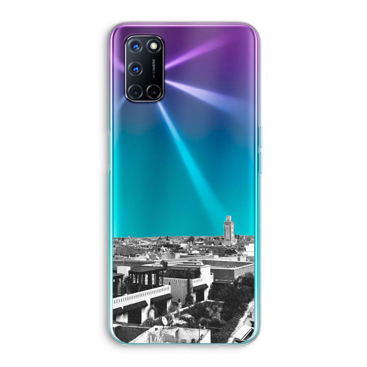 Marrakech Skyline : Oppo A92 Transparant Hoesje