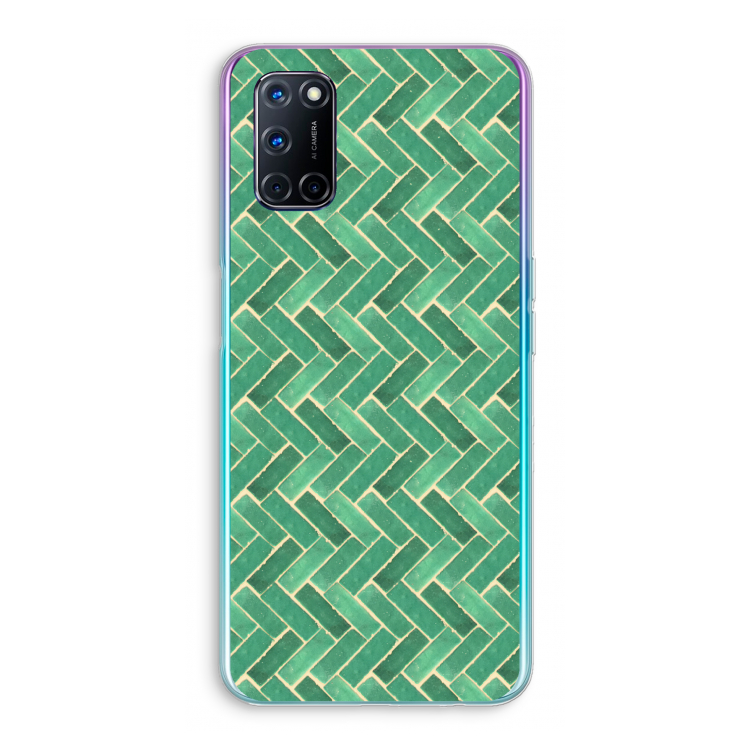 Moroccan tiles 2: Oppo A92 Transparant Hoesje