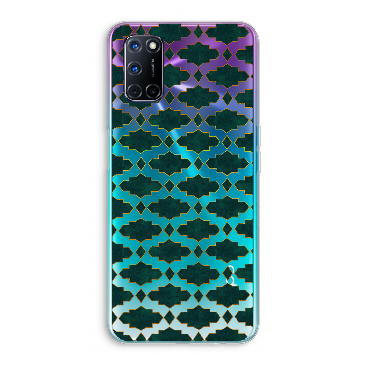 Moroccan tiles: Oppo A92 Transparant Hoesje