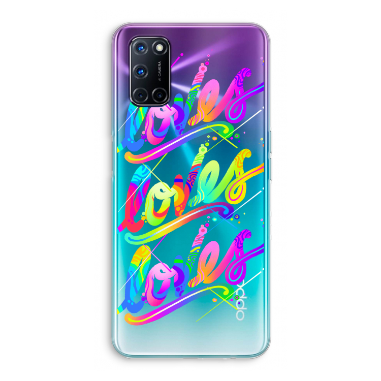 Loves: Oppo A92 Transparant Hoesje