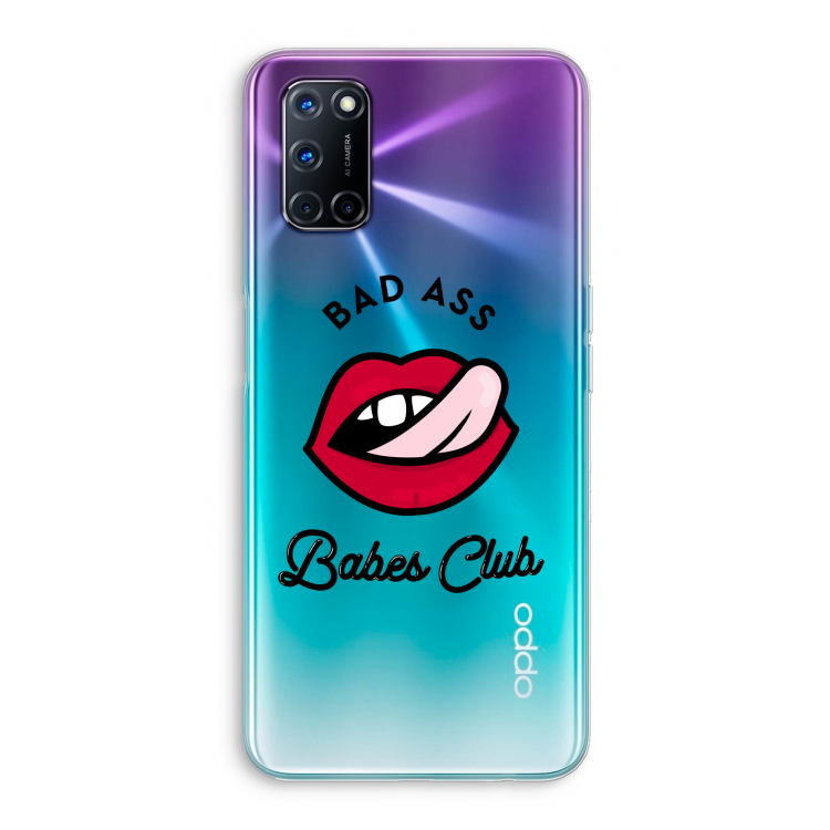 Badass Babes Club: Oppo A92 Transparant Hoesje