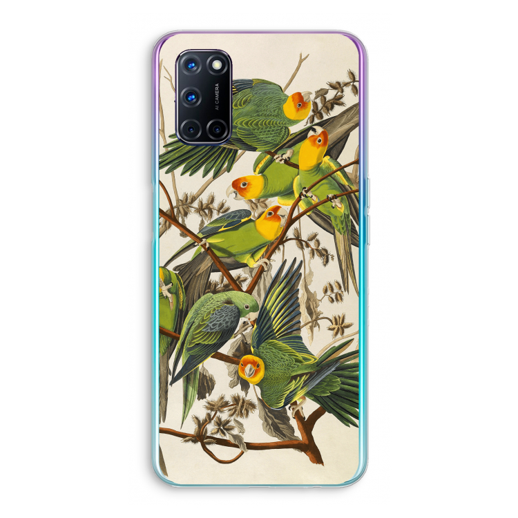Carolinaparkiet: Oppo A92 Transparant Hoesje