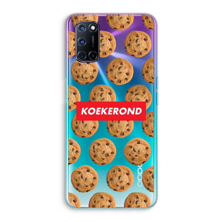 Koekerond: Oppo A92 Transparant Hoesje