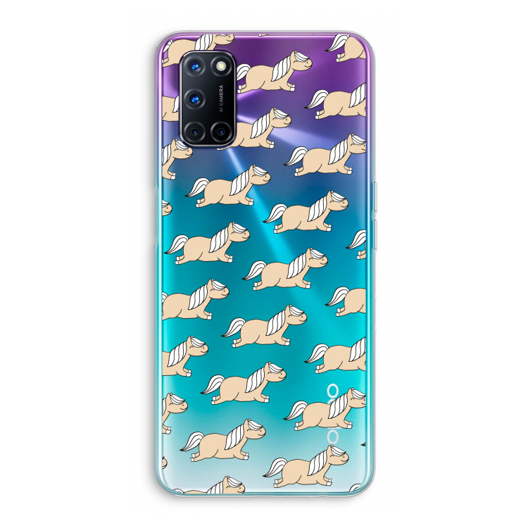 Ponys: Oppo A92 Transparant Hoesje