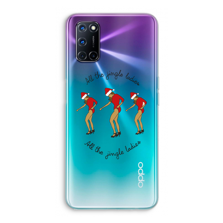 Jingle Ladies: Oppo A92 Transparant Hoesje