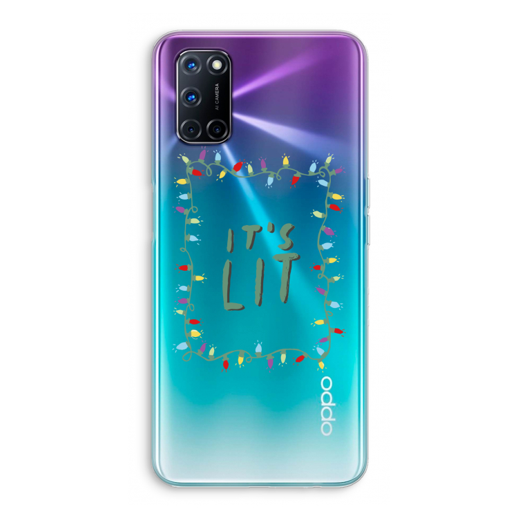 It's Lit: Oppo A92 Transparant Hoesje