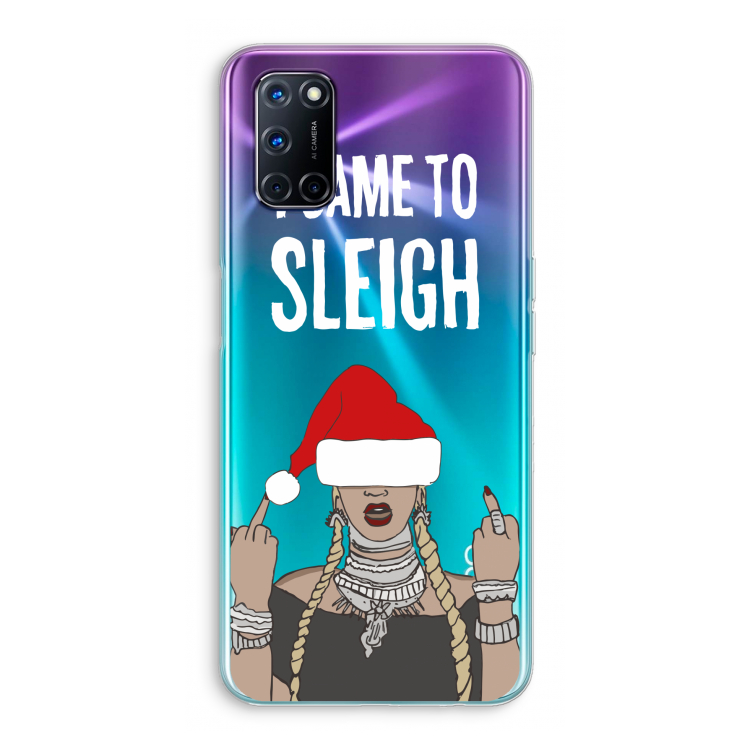 Came To Sleigh: Oppo A92 Transparant Hoesje