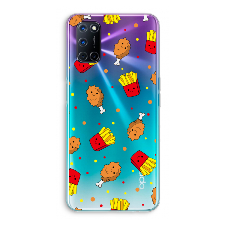 Chicken 'n Fries: Oppo A92 Transparant Hoesje