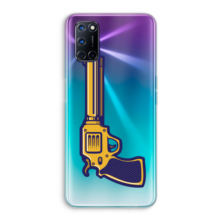 Pew Pew Pew: Oppo A92 Transparant Hoesje