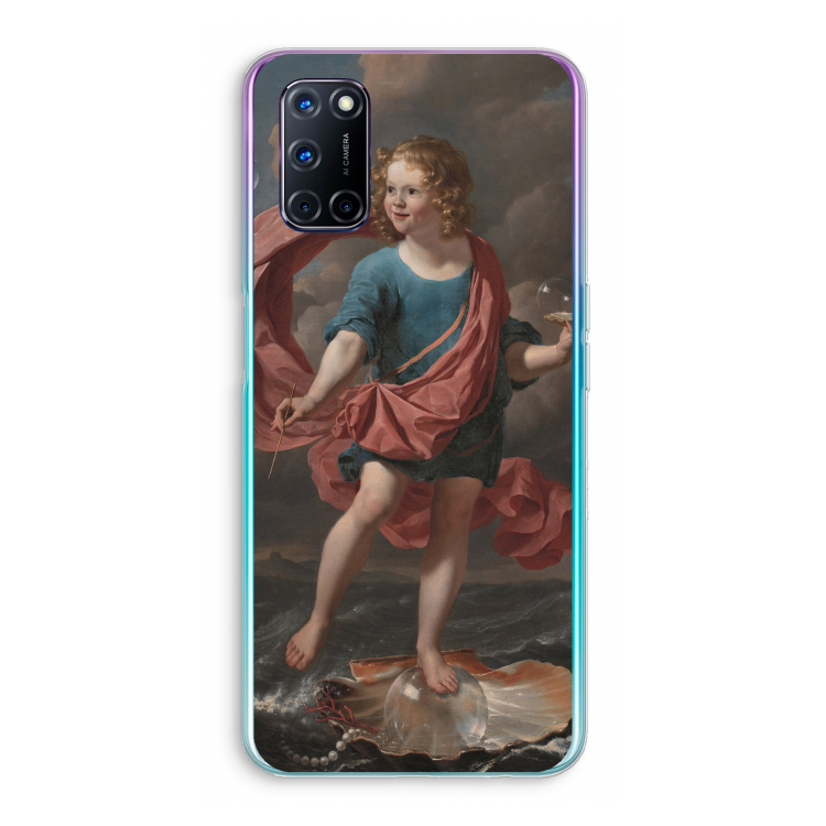 Soap Bubbles: Oppo A92 Transparant Hoesje