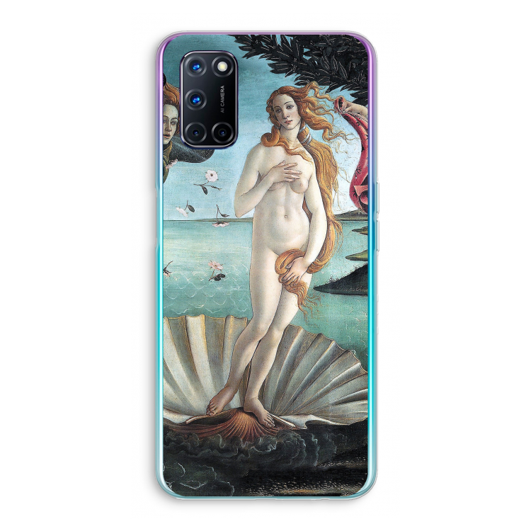 Birth Of Venus: Oppo A92 Transparant Hoesje