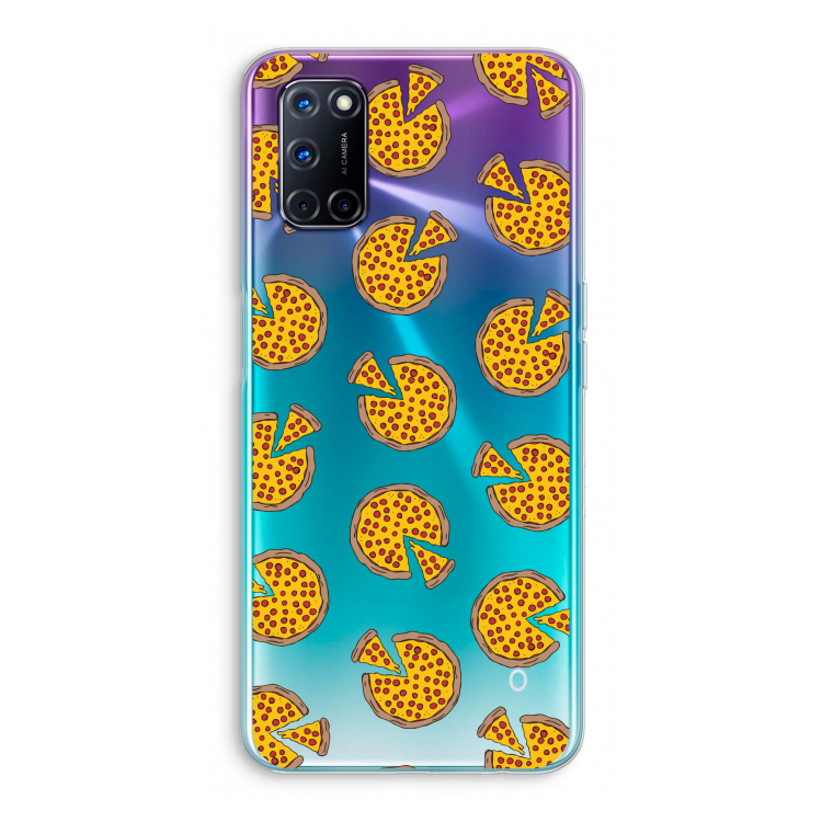 You Had Me At Pizza: Oppo A92 Transparant Hoesje