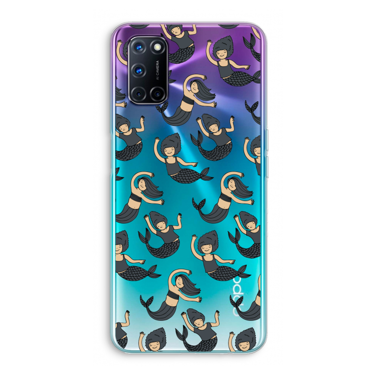 Zeemeermin: Oppo A92 Transparant Hoesje