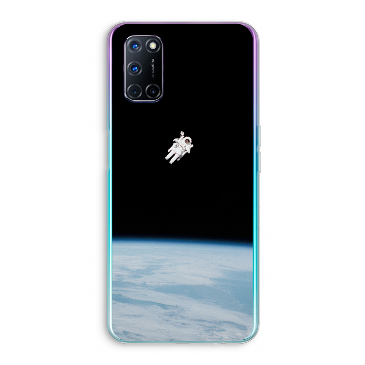 Alone in Space: Oppo A92 Transparant Hoesje