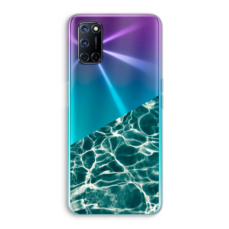 Weerkaatsing water: Oppo A92 Transparant Hoesje