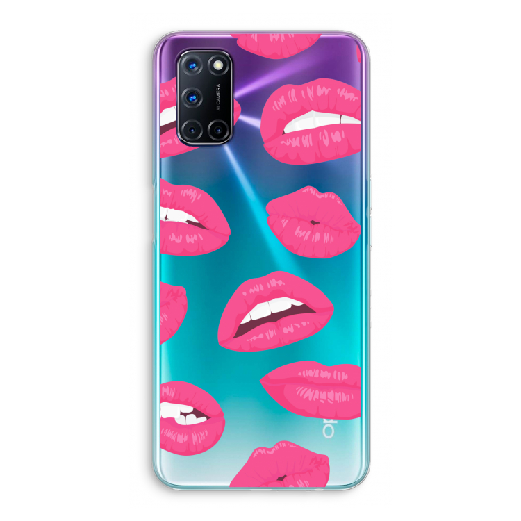 Bite my lip: Oppo A92 Transparant Hoesje