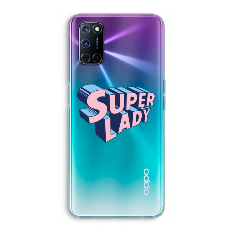Superlady: Oppo A92 Transparant Hoesje