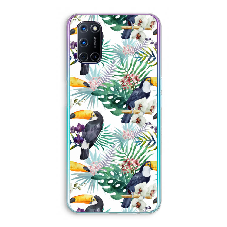 Tukans: Oppo A92 Transparant Hoesje