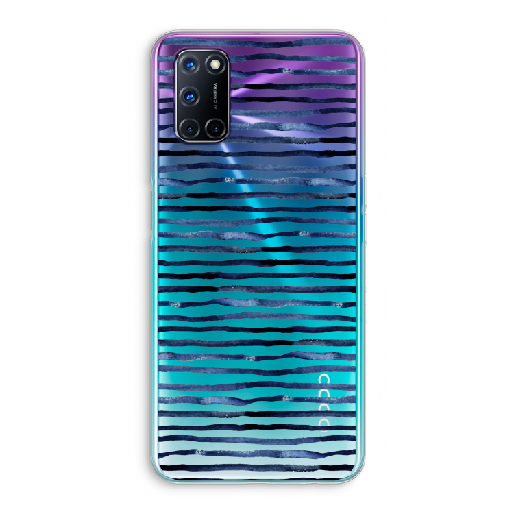 Verrassende lijnen: Oppo A92 Transparant Hoesje