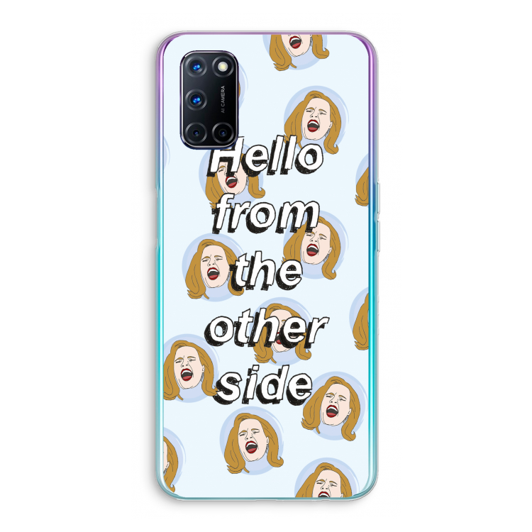 Hello: Oppo A92 Transparant Hoesje