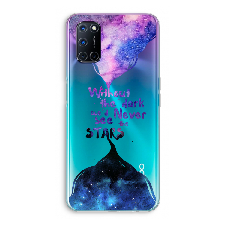 Stars quote: Oppo A92 Transparant Hoesje