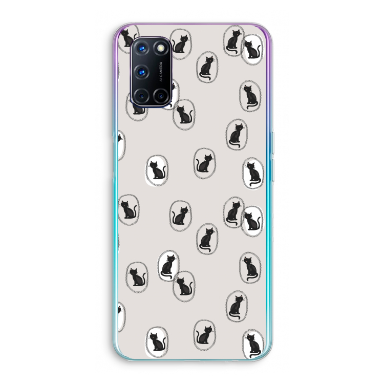 Miauw: Oppo A92 Transparant Hoesje