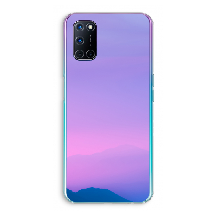 Sunset pastel: Oppo A92 Transparant Hoesje