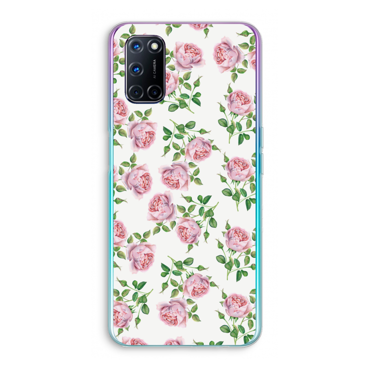 Kleine roosjes: Oppo A92 Transparant Hoesje