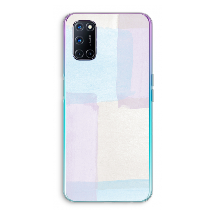 Square pastel: Oppo A92 Transparant Hoesje