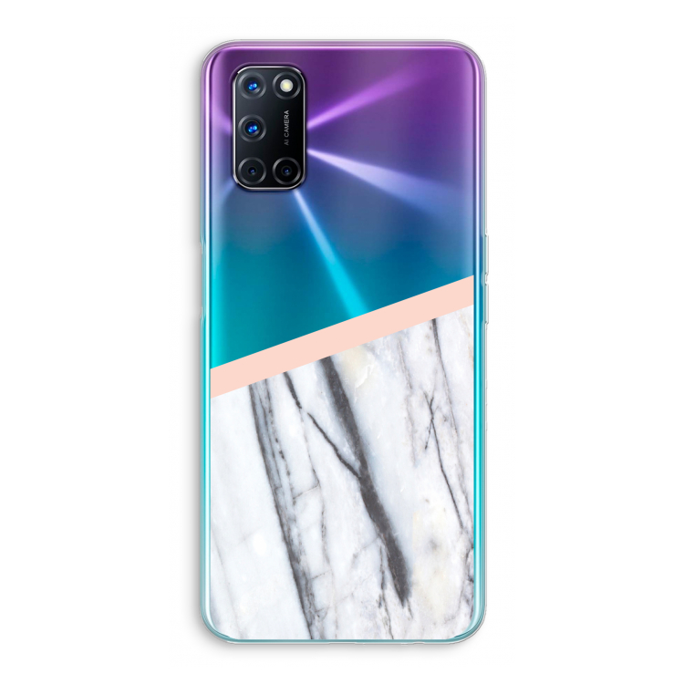 A touch of peach: Oppo A92 Transparant Hoesje