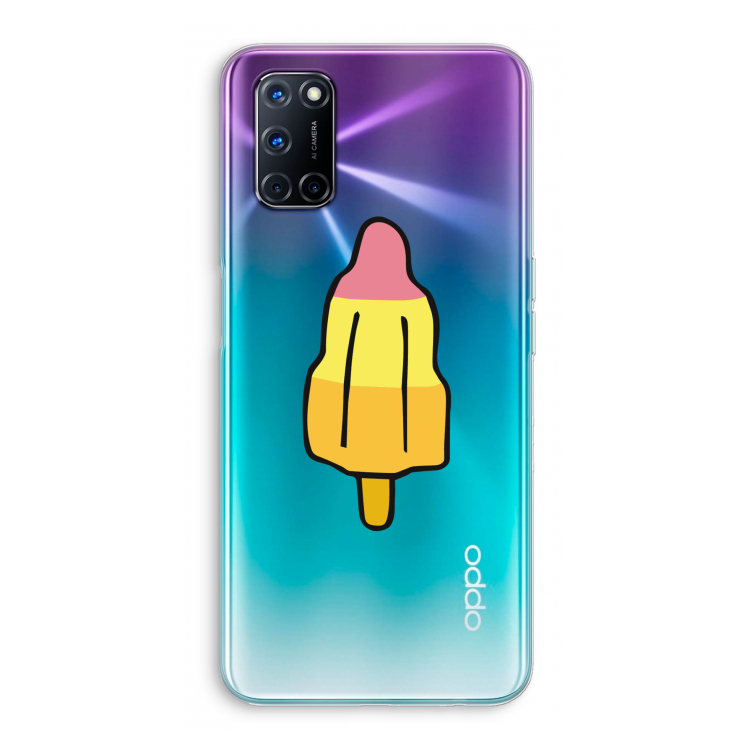 Raketijsje: Oppo A92 Transparant Hoesje