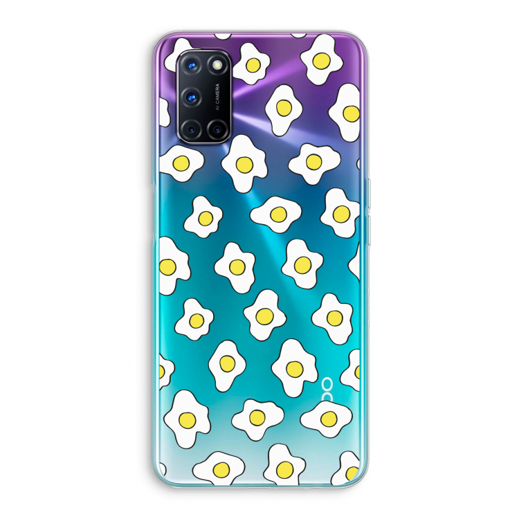 Spiegeleitjes: Oppo A92 Transparant Hoesje