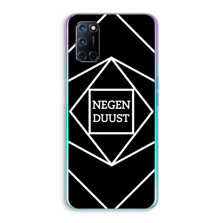 Negenduust geometrisch: Oppo A92 Transparant Hoesje