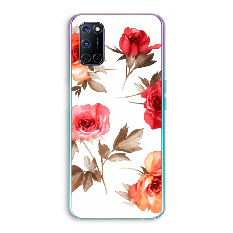 Roosjes: Oppo A92 Transparant Hoesje