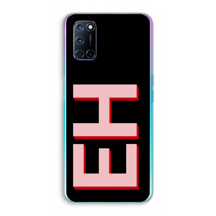 Monogram: Oppo A92 Transparant Hoesje