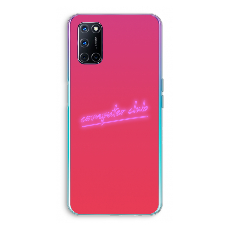 Vice Glow: Oppo A92 Transparant Hoesje
