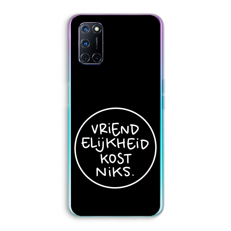Vriendelijkheid: Oppo A92 Transparant Hoesje