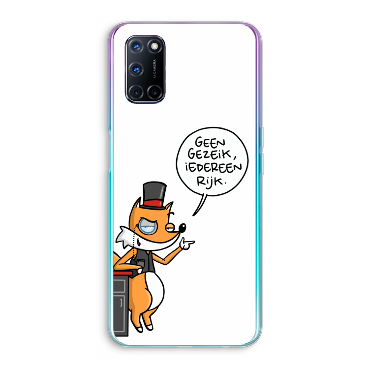 Geen Gezeik: Oppo A92 Transparant Hoesje
