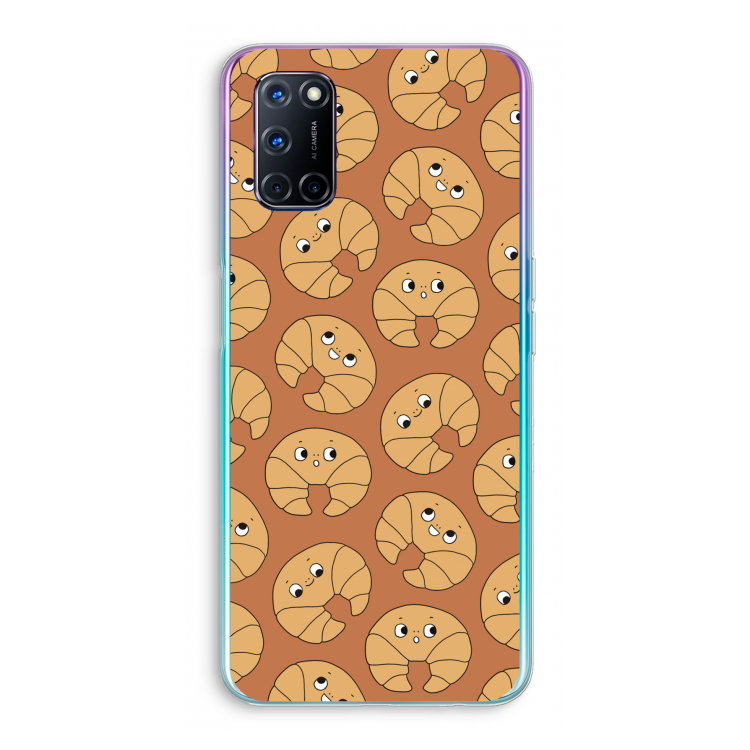 Croissant: Oppo A92 Transparant Hoesje