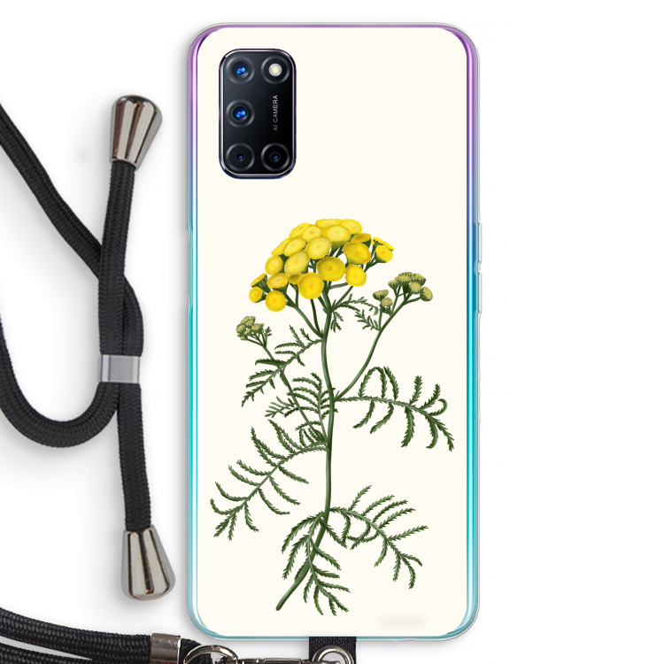 Tansy: Oppo A92 Transparant Hoesje met koord