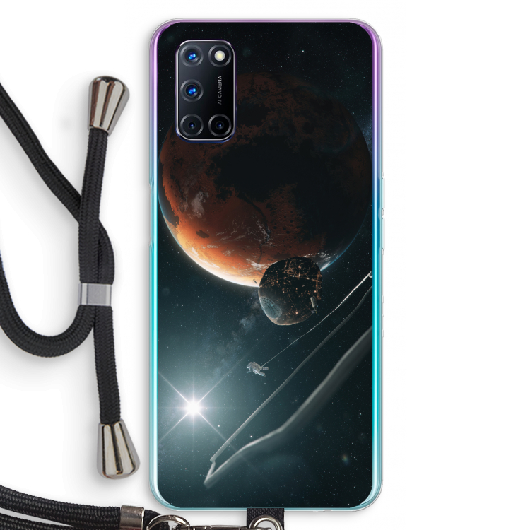 Mars Renaissance: Oppo A92 Transparant Hoesje met koord