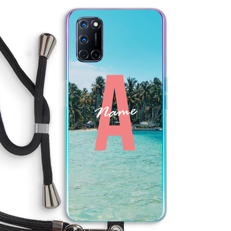 Pacific Dream: Oppo A92 Transparant Hoesje met koord